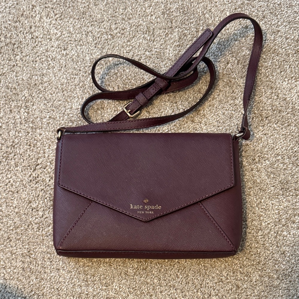 Kate Spade Deep Purple Crossbody Bag